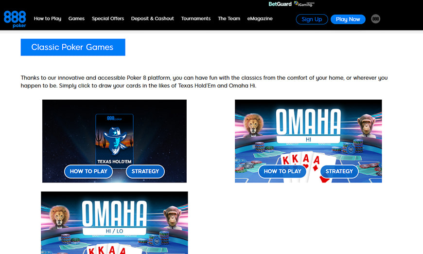 888poker Homepage